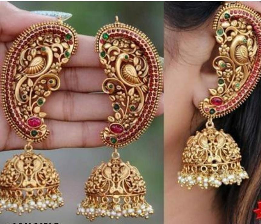 Gold Earrings/ Jhumka