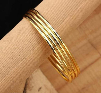 Golden Bangles, Gold Plated Wedding Party Wear Bangles Ethnic Jewelry Bangles Kada, New Arrival Bangles Set, Love Bracelet, Gold Bracelet