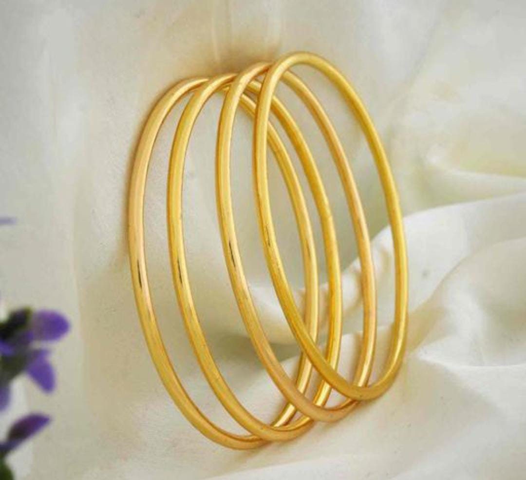 Golden Bangles, Gold Plated Wedding Party Wear Bangles Ethnic Jewelry Bangles Kada, New Arrival Bangles Set, Love Bracelet, Gold Bracelet