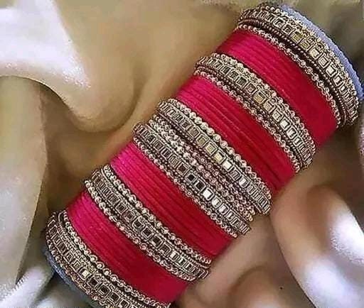 Dark Green Color Indian Pakistani Bridal Bangles With Kundan Velvet Bridal Bangles Lightweight Jewelry Party Wear Bangles Indian Bangles