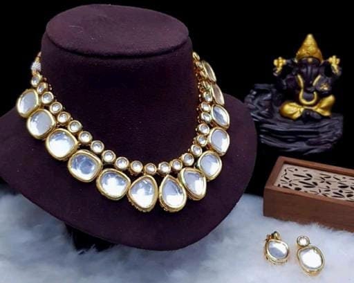 Kundan Necklace Set, Big Size Polki Kundan Jadau Wedding Bridal Jewelry Set, Big Kundan Jewelry, Kundan Necklace Set, Pakistani Necklace Set