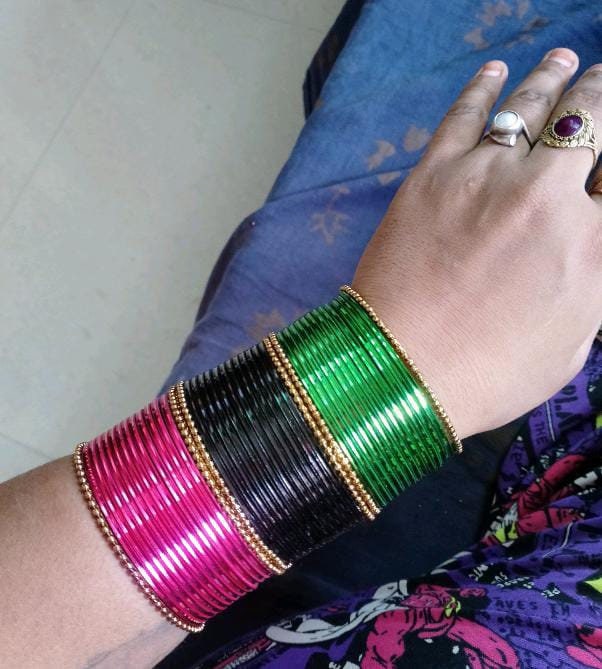 12*12 Metal Bangles Set, Bridemaids Bulk Bangles, 12 Beautiful Colors Metal  Bangles, Multicolored Bangles Set, Bridal Bangles, Metal Bangle