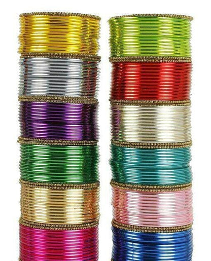 12*12 Metal Bangles Set, Bridemaids Bulk Bangles, 12 Beautiful Colors Metal  Bangles, Multicolored Bangles Set, Bridal Bangles, Metal Bangle