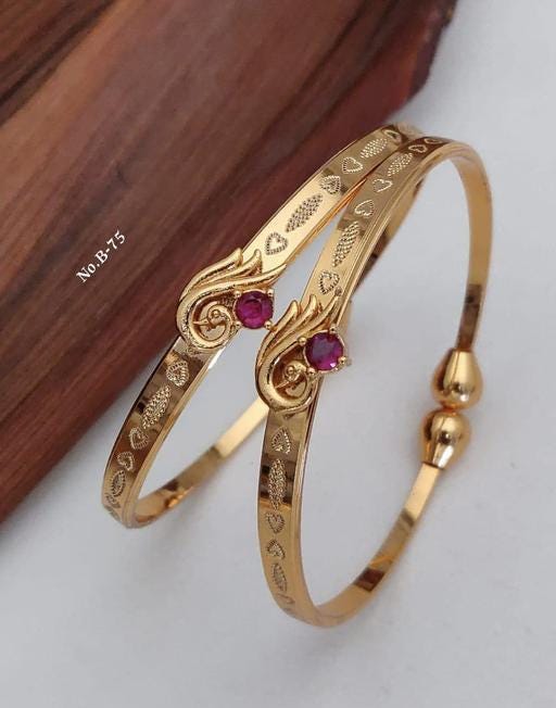 Free Size Golden Bangles, Gold Plated Wedding Party Wear Bangles Ethnic Bangles Kada, New Arrival Bangles Set, Love Bracelet, Gold Bracelet